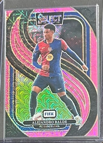 Alejandro Balde 2024 Panini Select Pink Mojo Prizm /299
