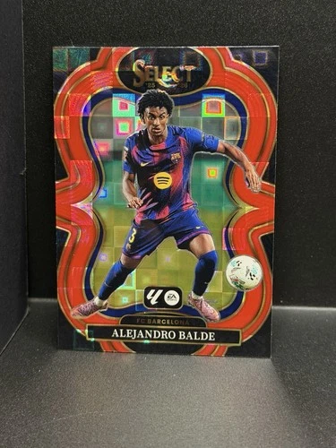 Alejandro Balde 2025 Panini Select Rojo Pandora Prizm