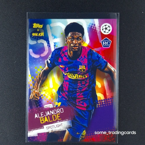Alejandro Balde 2021 Topps by Steve Aoki UCL