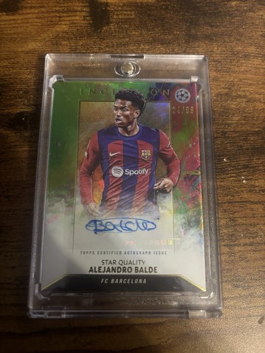 Alejandro Balde 2024 Topps UCC Inception /99