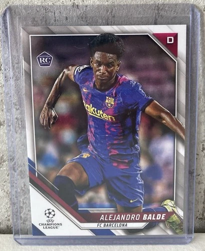 Alejandro Balde 2021 Topps UCL