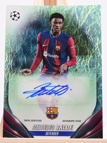 Alejandro Balde 2023 Topps UEFA Champions League Jade