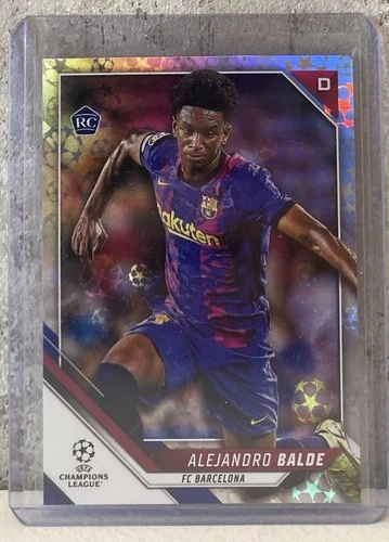 Alejandro Balde 2022 Topps UEFA Champions League Refractor