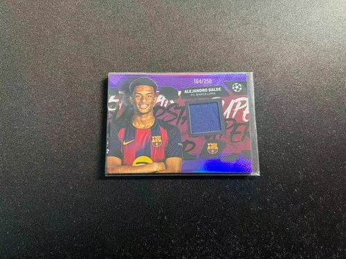 Alejandro Balde 2025 Topps UEFA Club Fútbol Púrpura /250