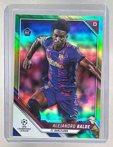 Alejandro Balde 2021 Topps UEFA Green Neon /199