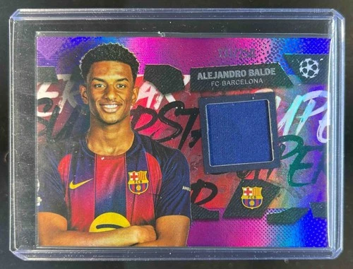 Alejandro Balde 2025 Topps UEFA Purple Foil /250