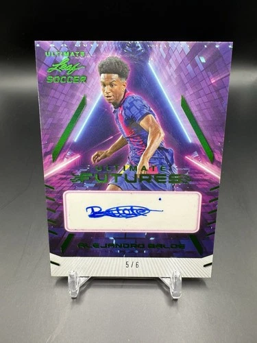 Alejandro Balde 2022 Leaf Ultimate Soccer Green /6