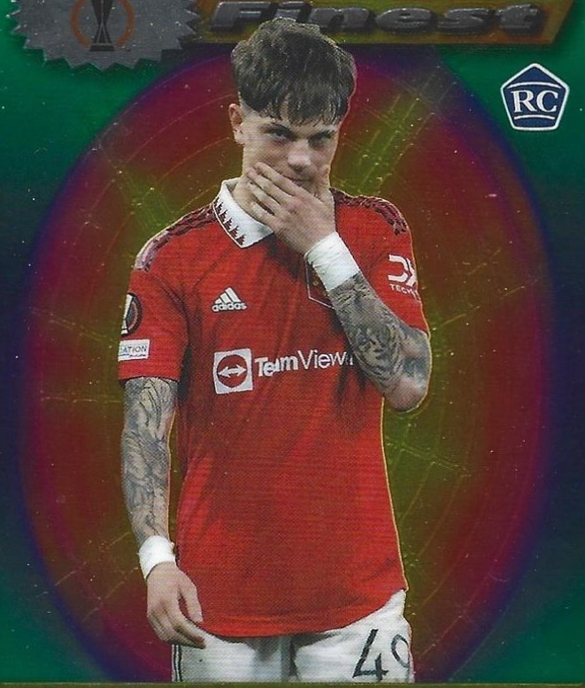 Alejandro Garnacho 2022 Topps Finest UEFA 101