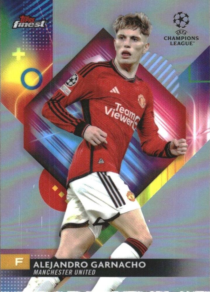 Alejandro Garnacho 2023 Topps Finest UEFA Club Competitions