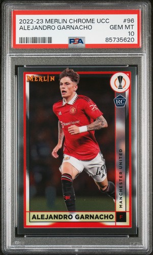 Alejandro Garnacho 2023 Topps Merlin Chrome