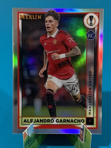 Alejandro Garnacho 2023 Topps Merlin Chrome Refractor