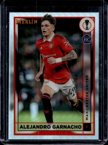Alejandro Garnacho 2022 Topps Merlin Chrome Refractor #96