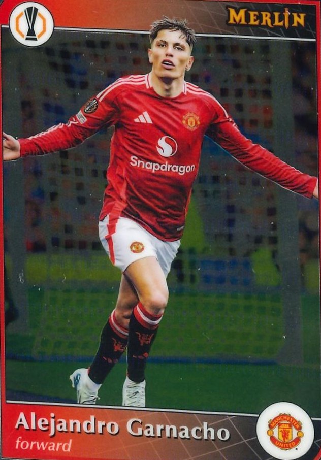 Alejandro Garnacho 2024 Topps Merlin UEFA Club Competitions