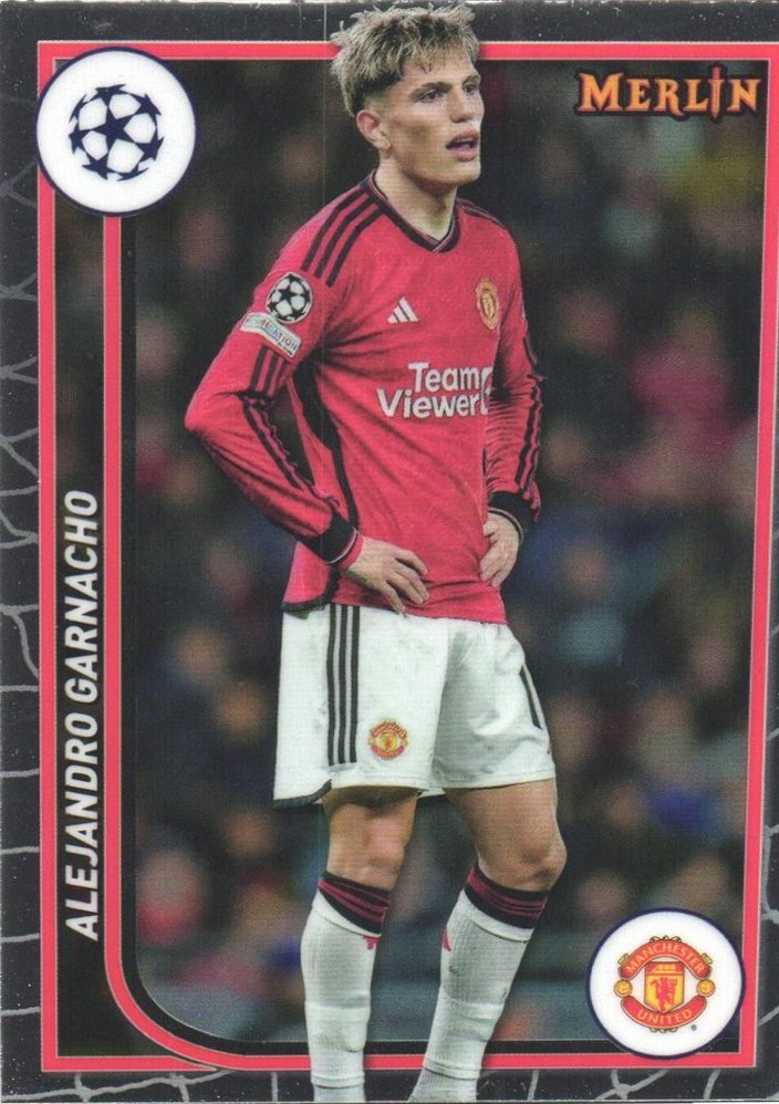 Alejandro Garnacho 2023 Topps Merlin UEFA Club Competitions