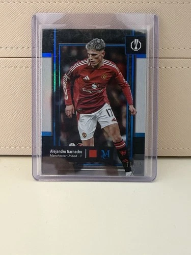 Alejandro Garnacho 2024 Topps Museum Blue /75