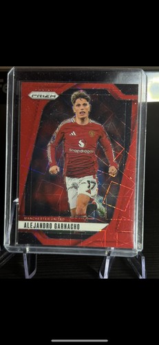 Alejandro Garnacho 2023 Panini Prizm Laser Red /49