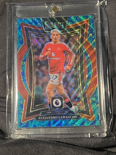 Alejandro Garnacho 2024 Panini Prizm Peacock /96