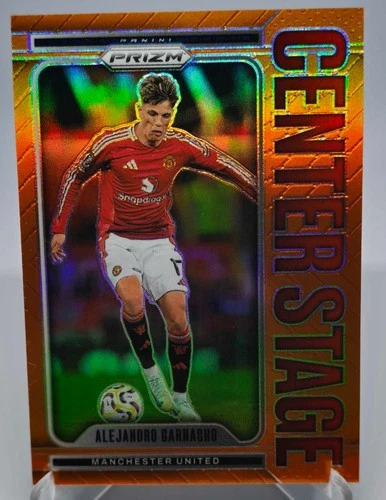 Alejandro Garnacho 2024 Panini Prizm Premier League Arancione /25