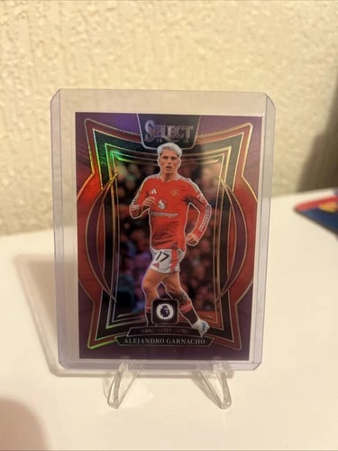 Alejandro Garnacho 2024 Panini Select Premier League Purple /140
