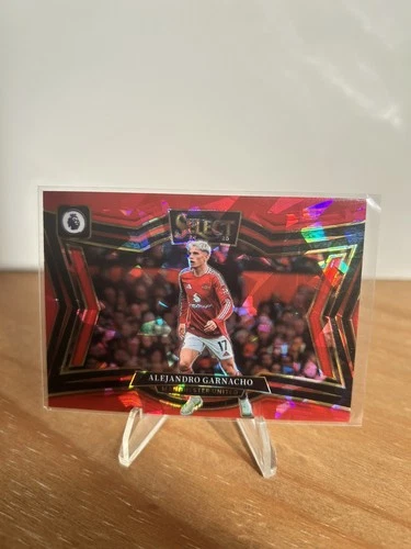 Alejandro Garnacho 2024 Panini Select Red Ice