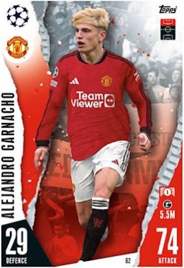 Alejandro Garnacho 2023 Topps Match Attax UEFA Club Competitions