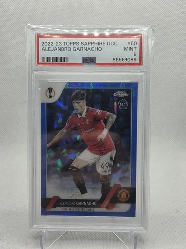 Alejandro Garnacho 2022 Topps UCC Sapphire Sapphire