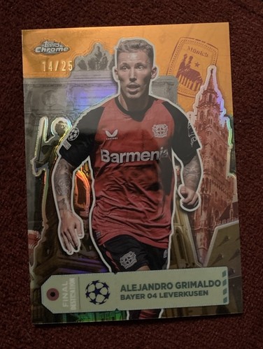 Alejandro Grimaldo 2025 Topps Chrome /25