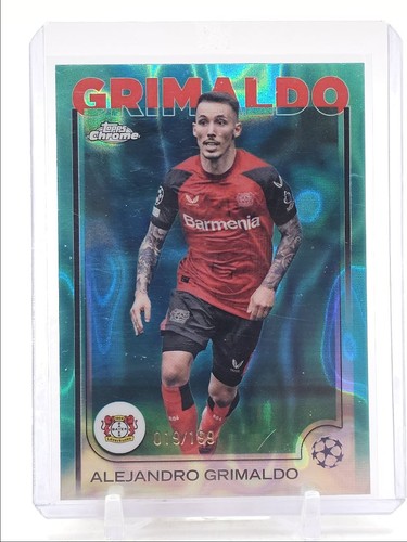 Alejandro Grimaldo 2024 Topps Chrome Aqua Lava Refractor /199