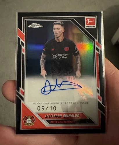 Alejandro Grimaldo 2025 Topps Chrome Black /10