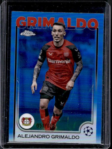Alejandro Grimaldo 2024 Topps Chrome Blue Refractor /150