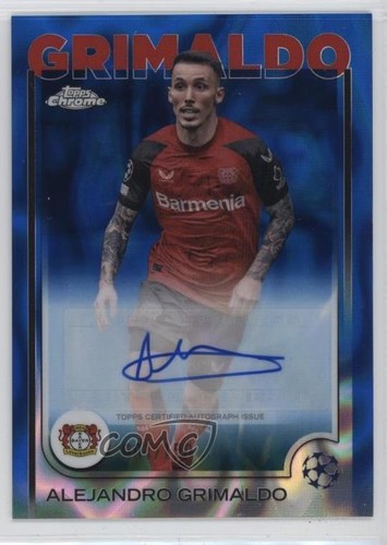 Alejandro Grimaldo 2024 Topps Chrome Blue Refractor 84/150