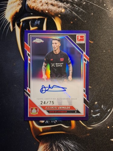 Alejandro Grimaldo 2025 Topps Chrome Bundesliga /75