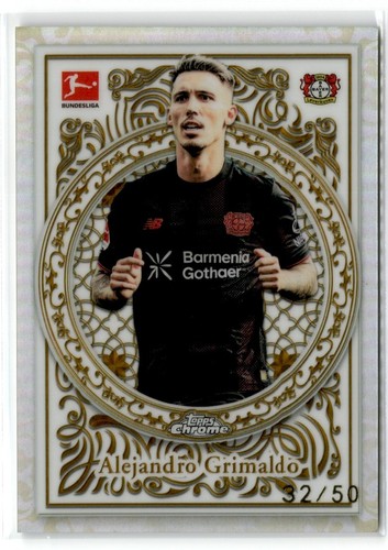 Alejandro Grimaldo 2025 Topps Chrome Bundesliga Gold /50