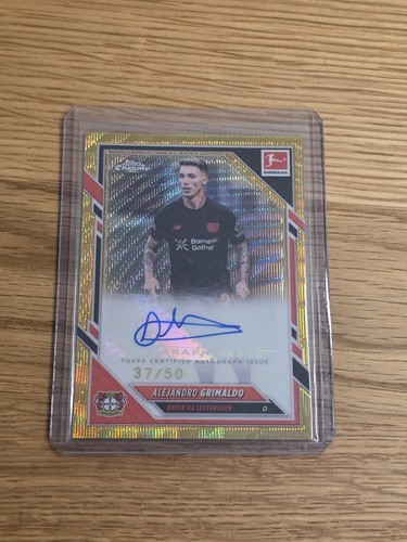 Alejandro Grimaldo 2025 Topps Chrome Bundesliga Oro /50