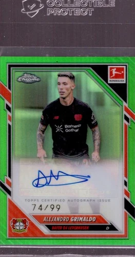Alejandro Grimaldo 2025 Topps Chrome Green /99