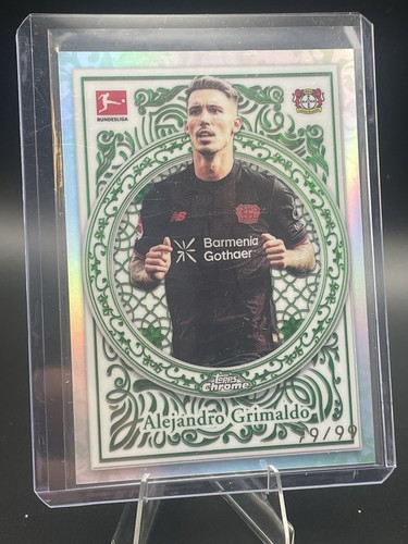 Alejandro Grimaldo 2025 Topps Chrome Green Ornament /99