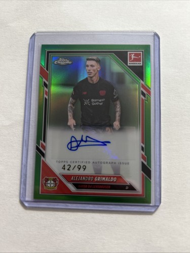 Alejandro Grimaldo 2026 Topps Chrome Green Wave /99