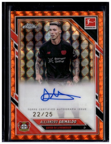 Alejandro Grimaldo 2025 Topps Chrome Orange Geometric /25