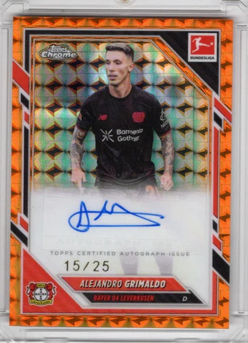 Alejandro Grimaldo 2026 Topps Chrome Orange Geometric /25