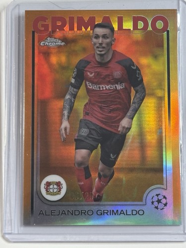 Alejandro Grimaldo 2024 Topps Chrome Orange Refractor /25