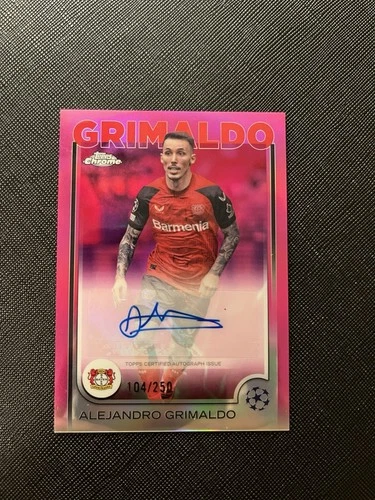 Alejandro Grimaldo 2024 Topps Chrome Pink Refractor /250