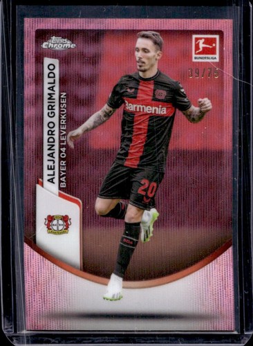 Alejandro Grimaldo 2023 Topps Chrome Pink Wave Refractor /75