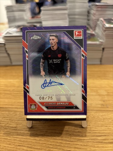 Alejandro Grimaldo 2025 Topps Chrome Purple /75