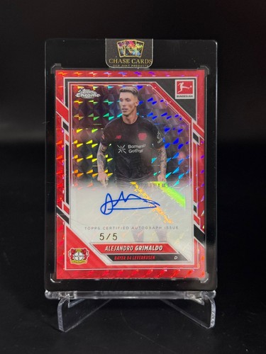 Alejandro Grimaldo 2025 Topps Chrome Red Geometric /5