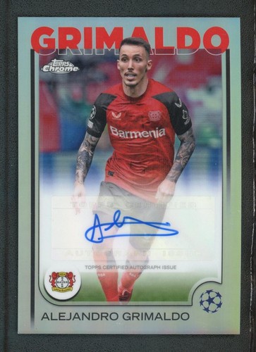 Alejandro Grimaldo 2025 Topps Chrome Refractor