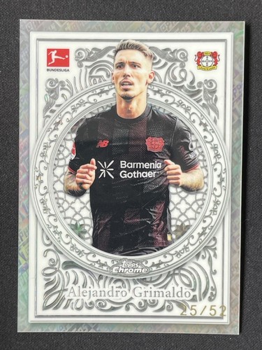 Alejandro Grimaldo 2025 Topps Chrome ToppsFractor /52
