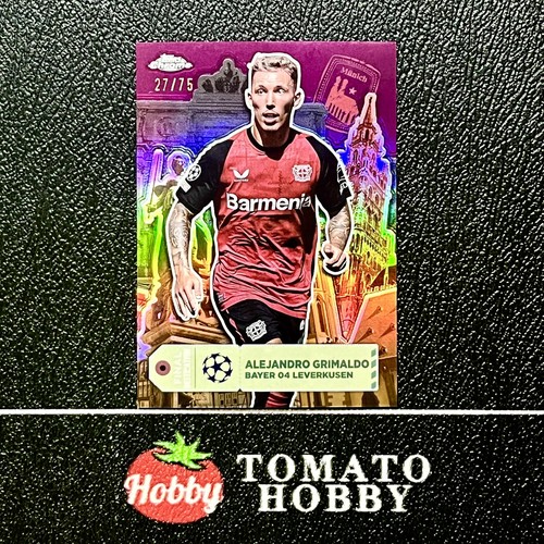 Alejandro Grimaldo 2024 Topps Chrome UEFA Magenta /75