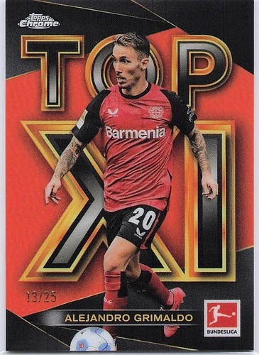 Alejandro Grimaldo 2024 Topps Cromo Bundesliga Naranja /25