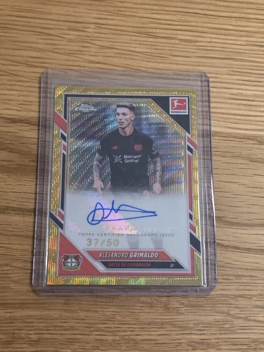Alejandro Grimaldo 2026 Topps Cromo Bundesliga Oro /50