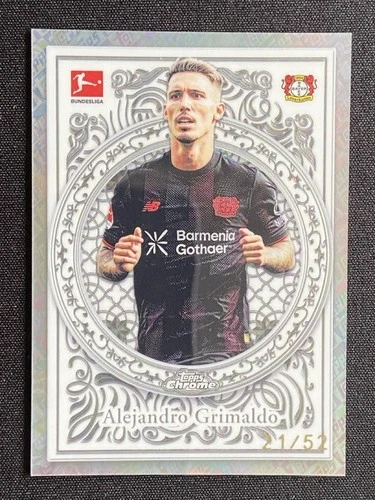 Alejandro Grimaldo 2025 Topps Cromo Bundesliga ToppsFractor /52